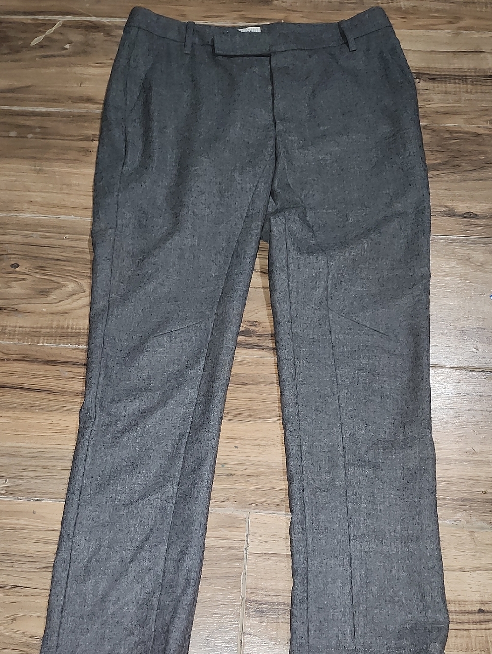 Brunello Cucinelli Gray Wool Dress Pants